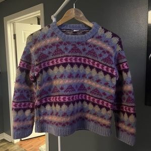 90’s Pink & Purple Sweater